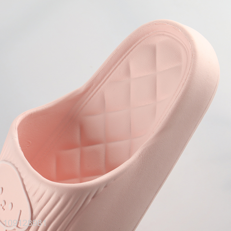 Hot selling pink women home slippers eva summer slippers