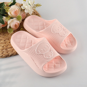 Hot selling pink women home slippers eva summer slippers