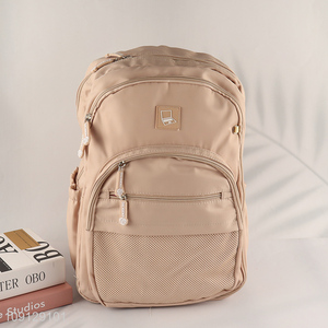 Factory wholesale portable lightweight polyester sports causal backpack