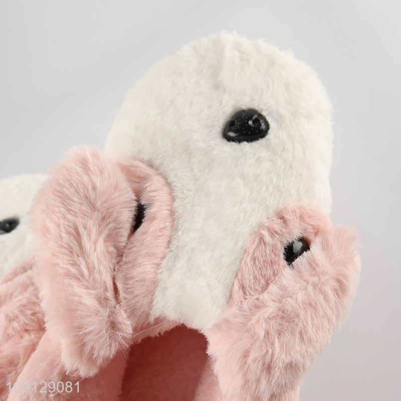 Factory supply cartoon puppy children winter home slippers