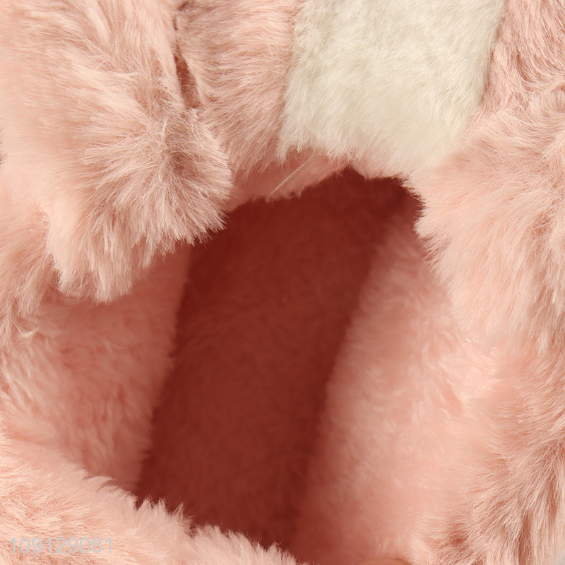 Factory supply cartoon puppy children winter home slippers