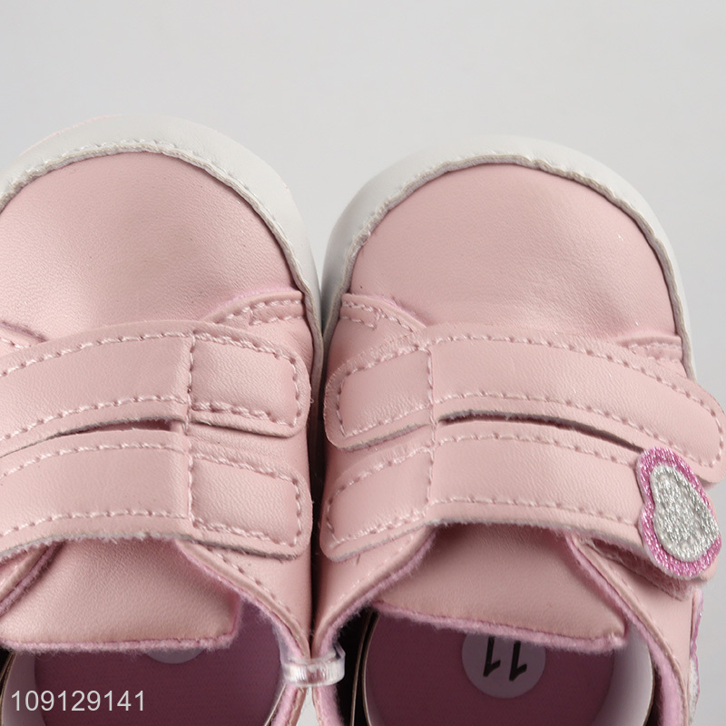 New arrival pink girls kids shoes casual shoes for sale