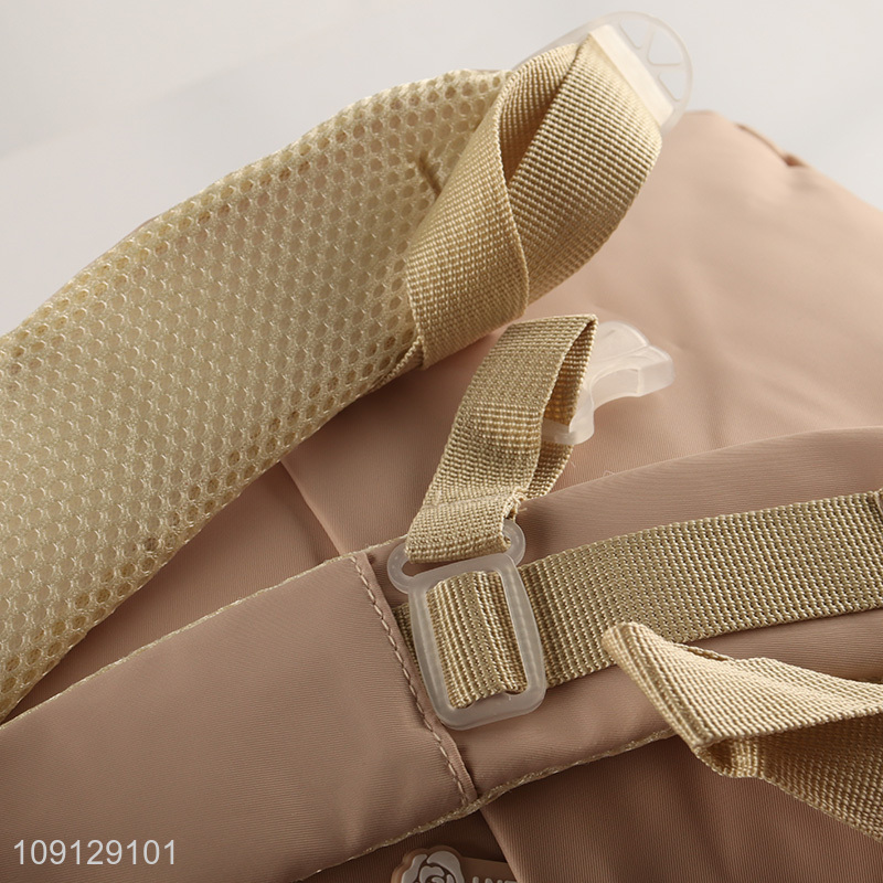 Factory wholesale portable lightweight polyester sports causal backpack