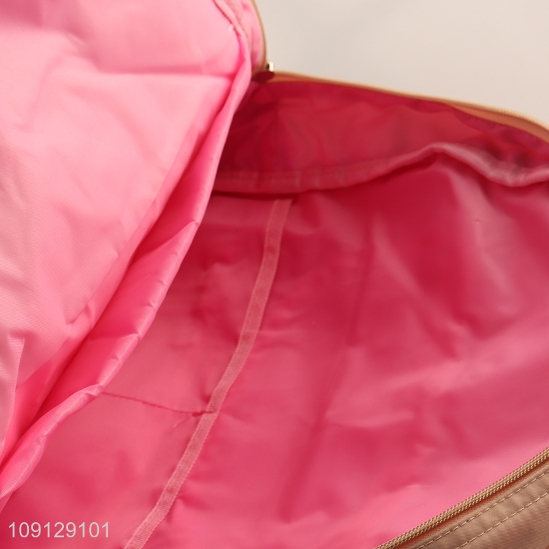 Factory wholesale portable lightweight polyester sports causal backpack