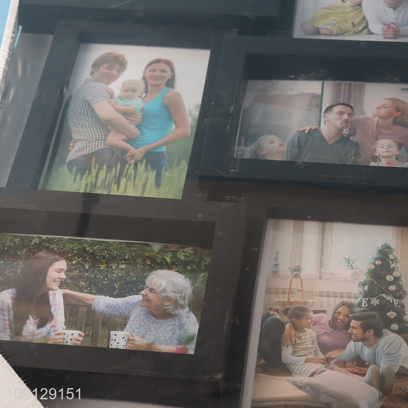Yiwu market 12pcs plastic family photo frame picture frame set