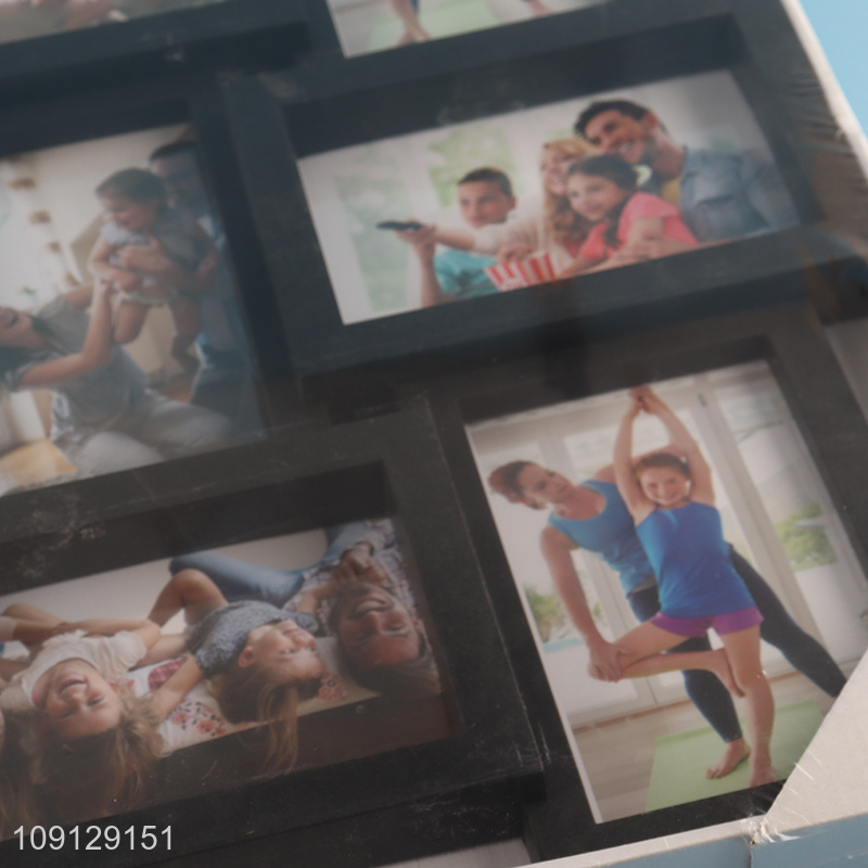 Yiwu market 12pcs plastic family photo frame picture frame set