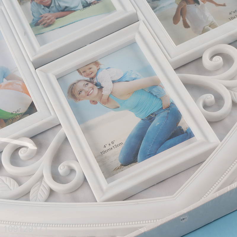 Top products 6pcs plastic photo frame picture frame set for home decor