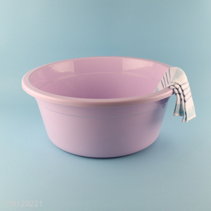 Factory wholesale plastic round basin washing face basin
