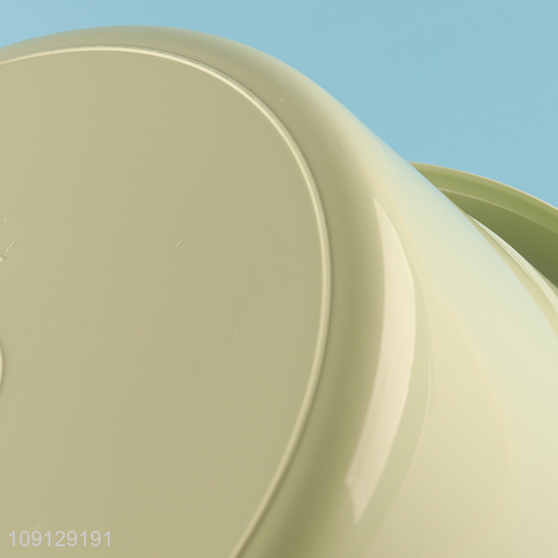 Most popular round plastic basin for bathroom accessories