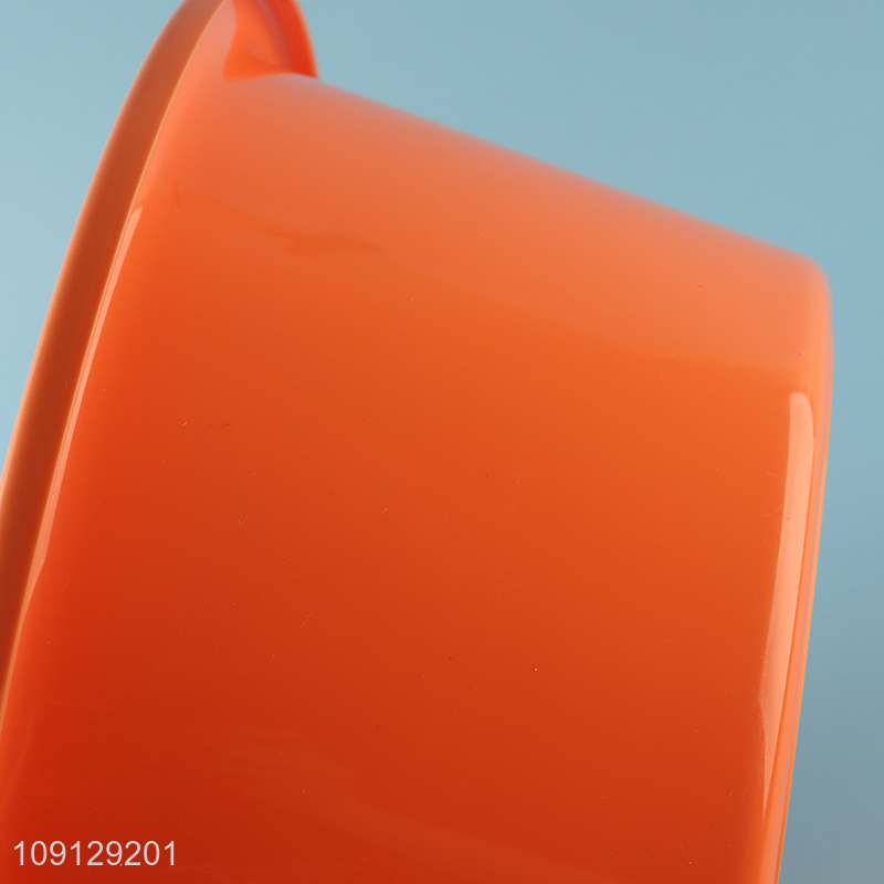 Best selling orange round plastic basin face washing basin