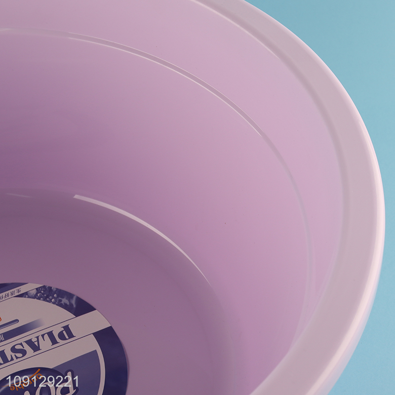 Factory wholesale plastic round basin washing face basin