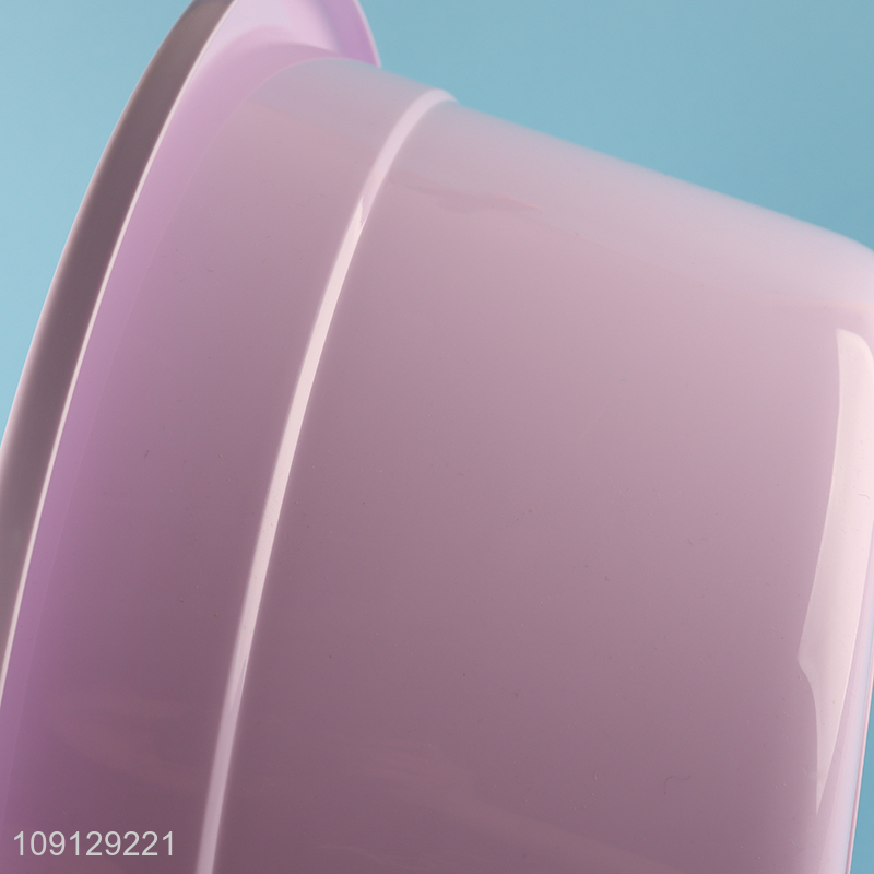 Factory wholesale plastic round basin washing face basin