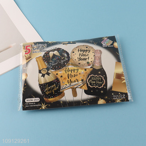Best sale happy new year decorative foil balloon set