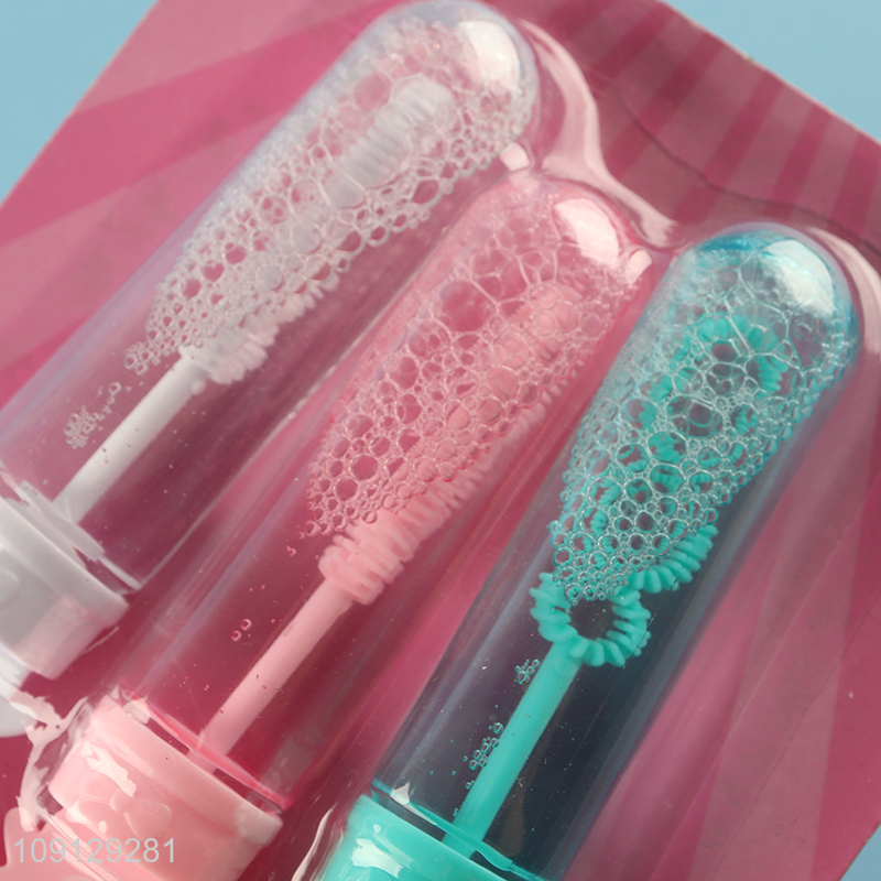 Hot sale 3pcs cartoon rabbit bubble toys for children