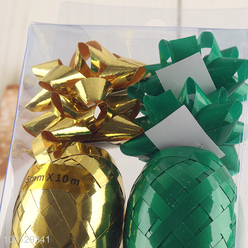 Top selling multicolor pp star bow gifts ribbon for gifts packaging