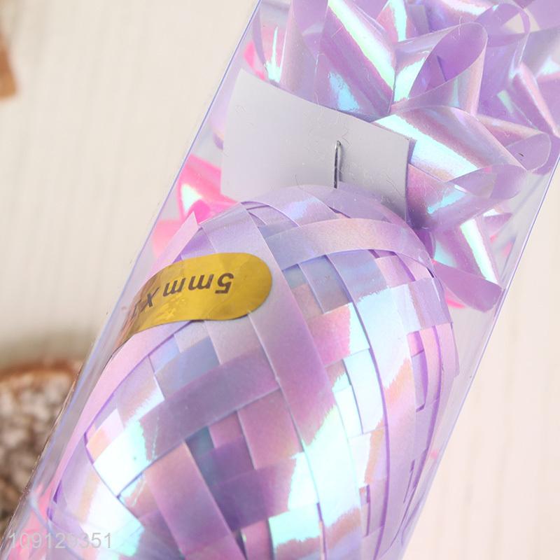 China supplier 2pcs multicolor star bow gifts ribbon gifts packaging ribbon