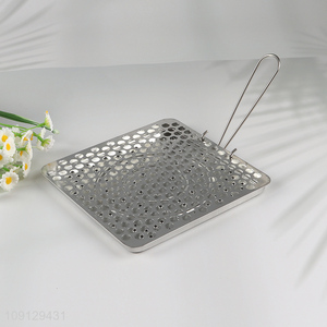 Good Quality Square Camping Toaster for Gas Stove Top, BBQ & Grill