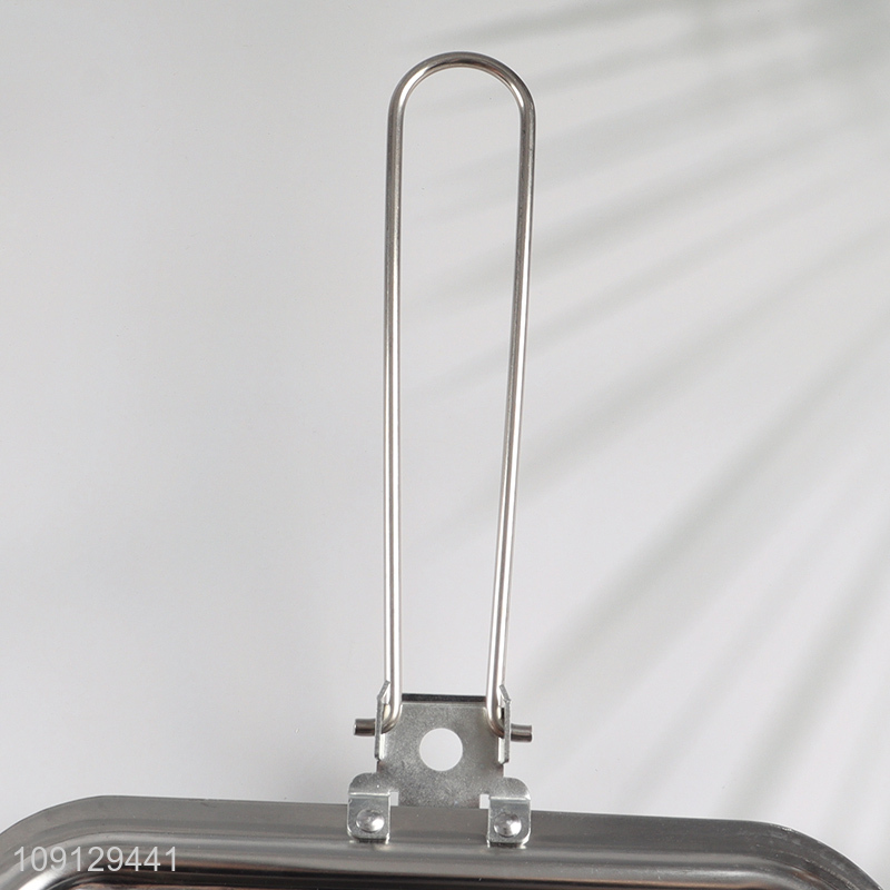 New Product Rectangular Foldable Stovetop Bread Toaster for Home Camping