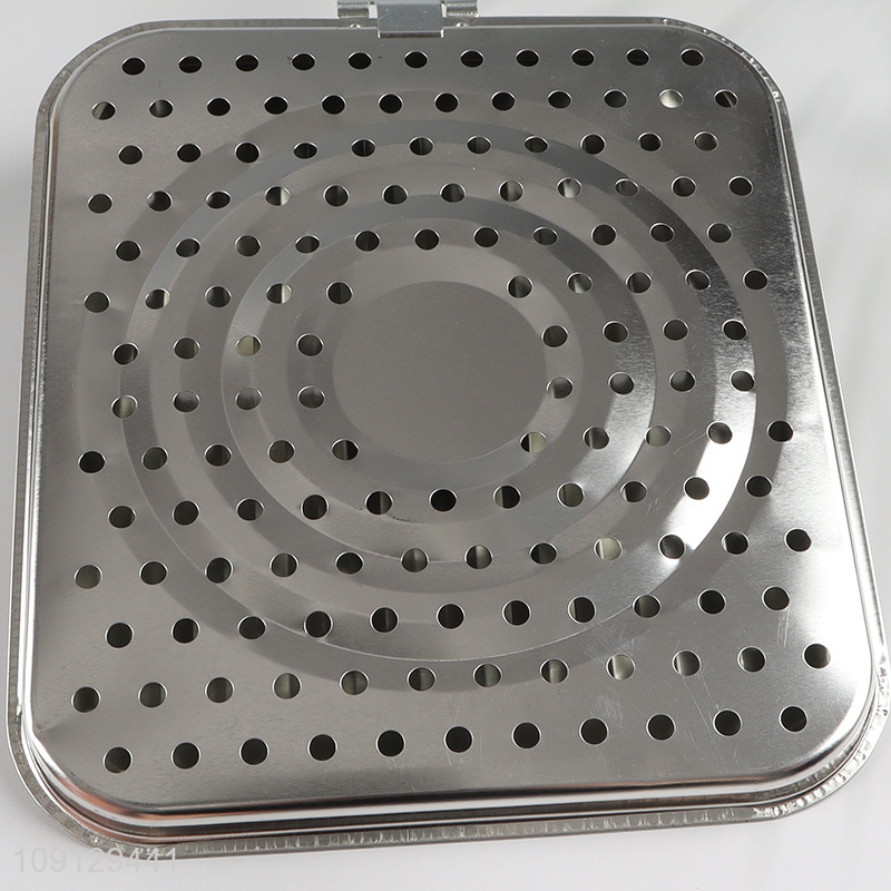 New Product Rectangular Foldable Stovetop Bread Toaster for Home Camping