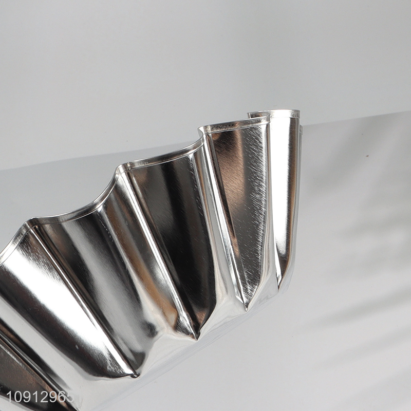 Wholesale 3PCS Fluted Brioche Molds Non-Stick Metal Cake Molds for Baking