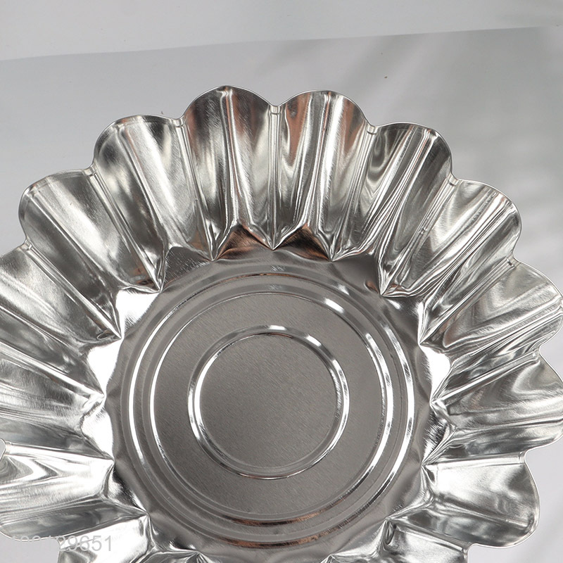 Wholesale 3PCS Fluted Brioche Molds Non-Stick Metal Cake Molds for Baking