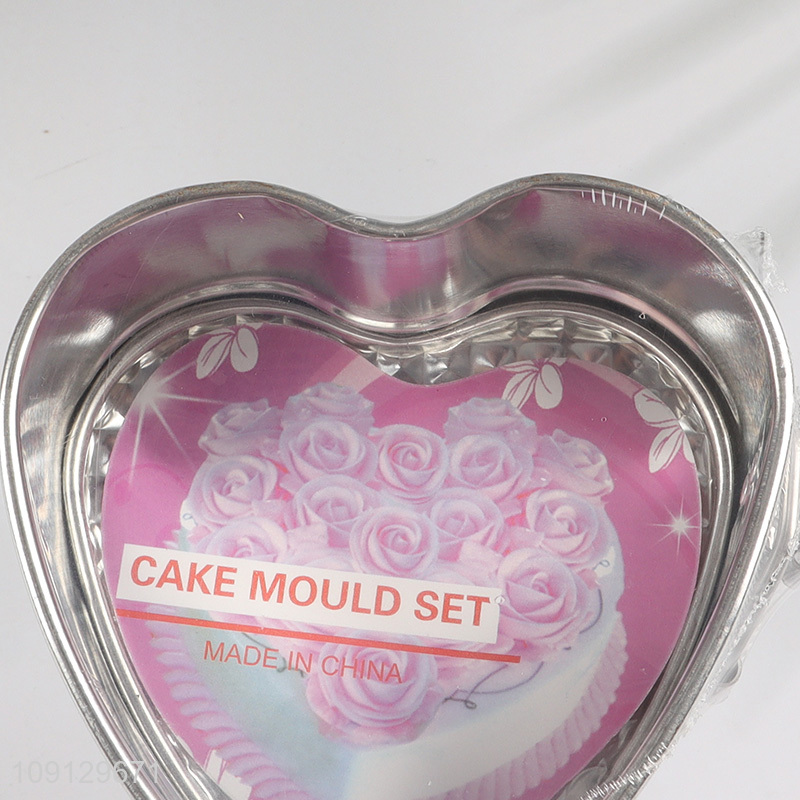 Hot Selling Heart Shaped Metal Springform Pans Non-Stick Cake Pan