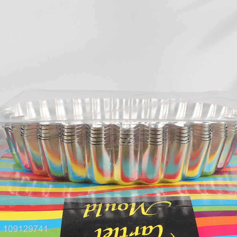 High Quality 6PCS Mini Egg Tart Pans Non-Stick Egg Tart Molds