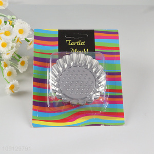 Hot Selling 6PCS Reusable Non-Stick Egg Tart Baking Molds