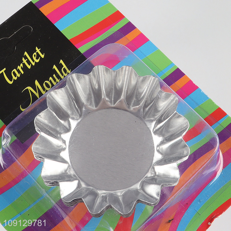 Popular Product 6PCS Non-Stick Egg Tart Pans Mini Tart Molds