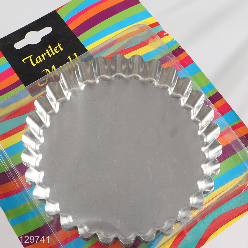 High Quality 6PCS Mini Egg Tart Pans Non-Stick Egg Tart Molds