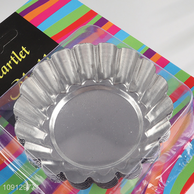 Factory Supply 6PCS Egg Tart Molds Mini Tart Pans for Baking