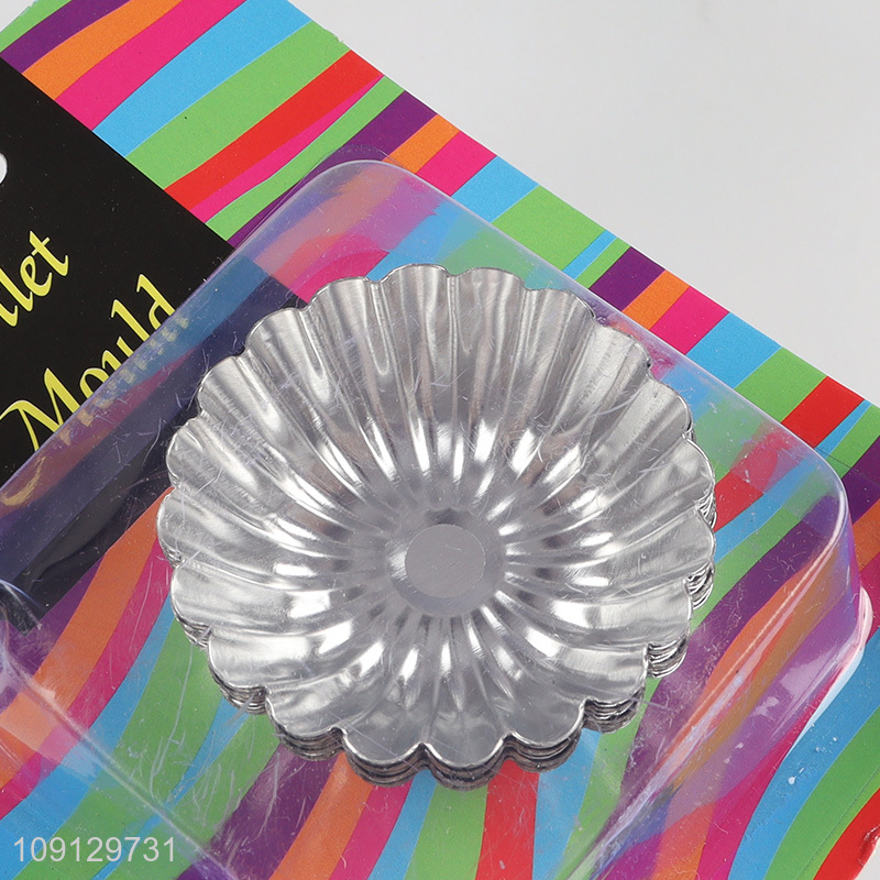 Factory Price 6PCS Egg Tart Molds Mini Tart Pans Baking Tools