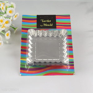 Factory Wholesale 6PCS Egg Tart Molds Mini Tart Pans Baking Tools