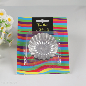 Online Wholesale 6PCS Reusable Non-Stick Egg Tart Baking Molds