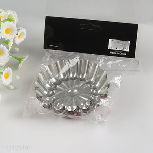 Popular Product 6PCS Egg Tart Molds Cupcake Cake Muffin Molds