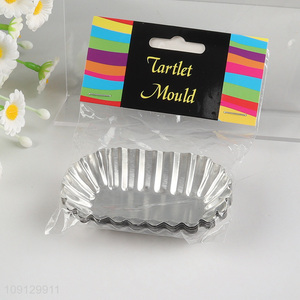 Factory Wholesale 6PCS Egg Tart Molds Mini Tart Pans for Baking