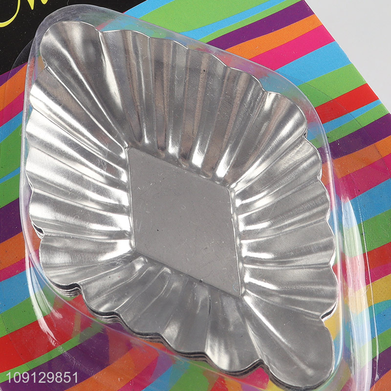 High Quality 6PCS Non-Stick Egg Tart Pans Mini Tart Molds