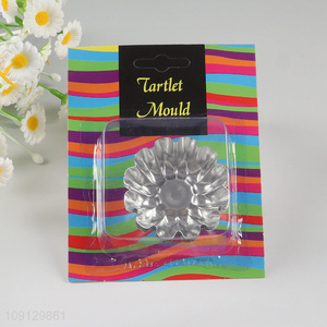 New Arrival 6PCS Reusable Non-Stick Egg Tart Baking Molds