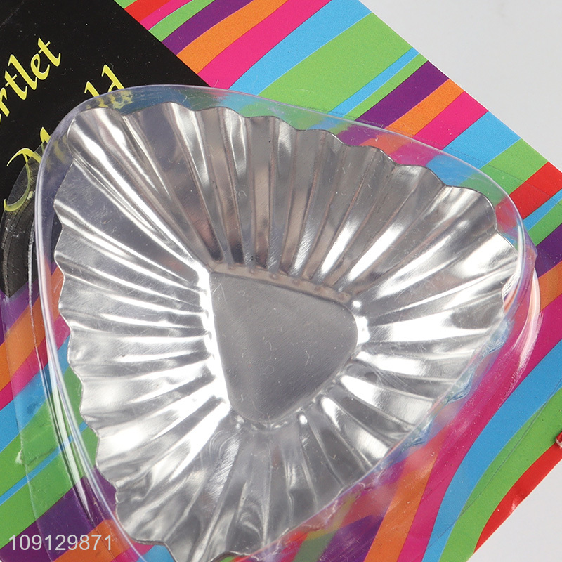 China Wholesale 6PCS Egg Tart Molds Mini Tart Pans Baking Tools