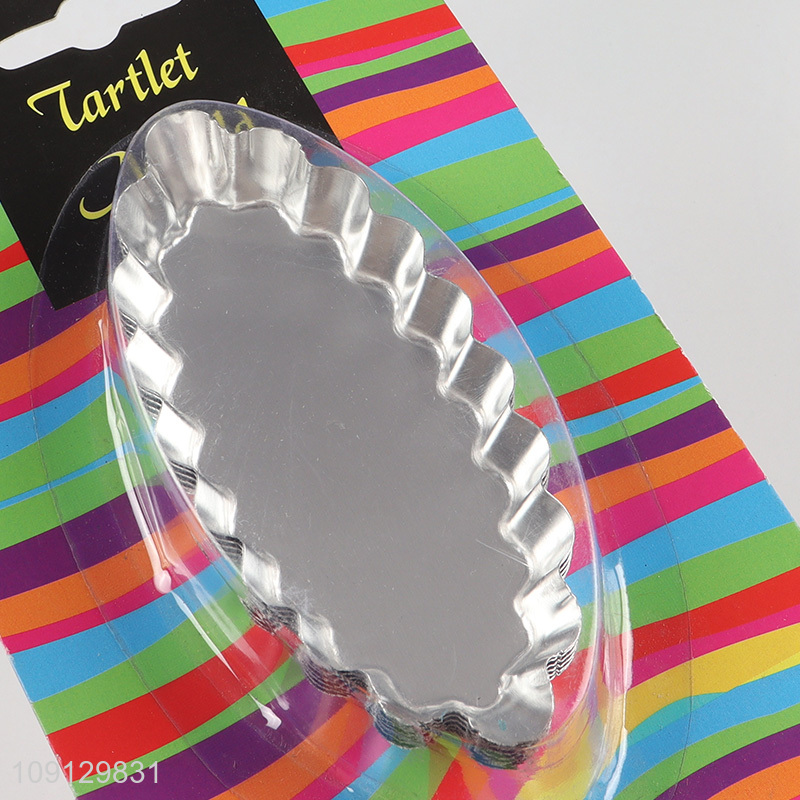 Online Wholesale 6PCS Egg Tart Molds Reusable Tart Baking Pans