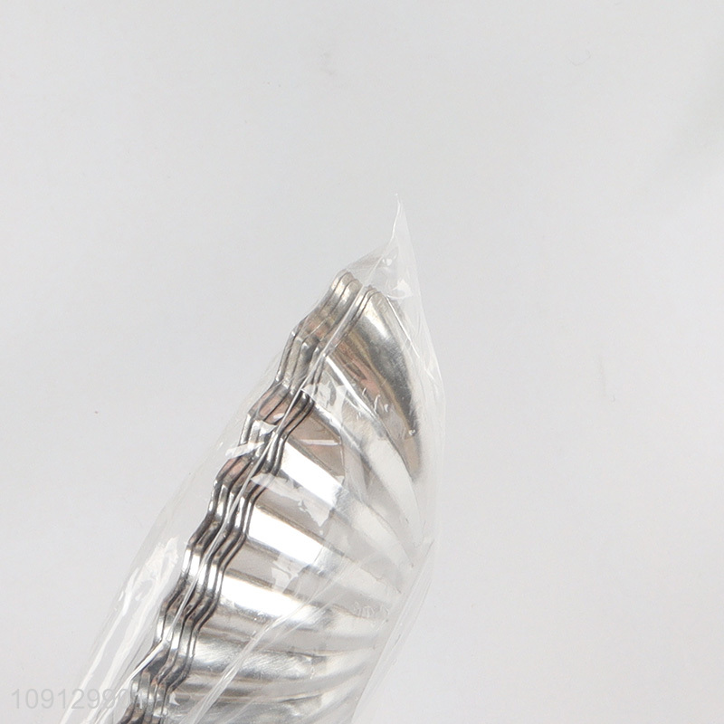 Hot Selling 6PCS Egg Tart Molds Reusable Tart Baking Pans