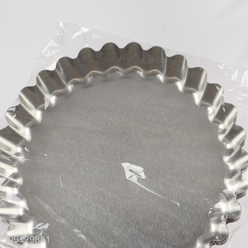 Factory Supply 6PCS Mini Egg Tart Pans Non-Stick Egg Tart Molds