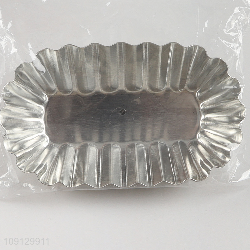 Factory Wholesale 6PCS Egg Tart Molds Mini Tart Pans for Baking