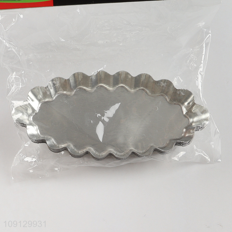 China Imports 6PCS Reusable Non-Stick Egg Tart Baking Molds