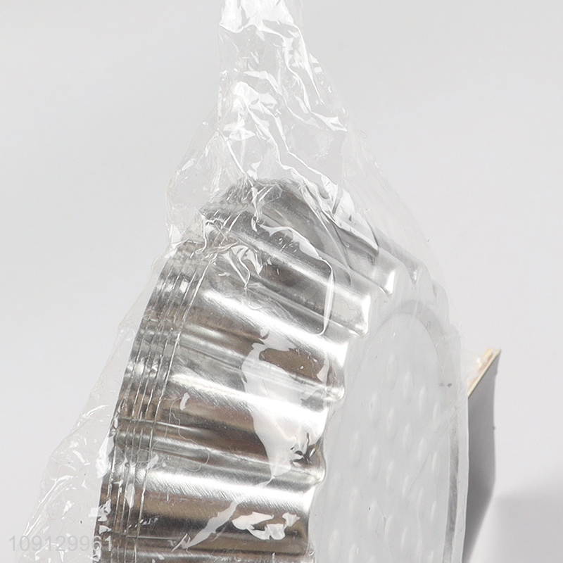 High Quality 6PCS Egg Tart Molds Cupcake Cake Muffin Molds