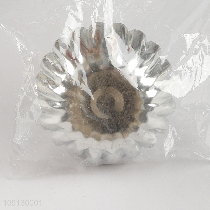 Popular Product 6PCS Reusable Non-Stick Egg Tart Baking Molds