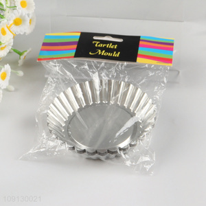 Factory Wholesale 6PCS Mini Egg Tart Pans Non-Stick Egg Tart Molds