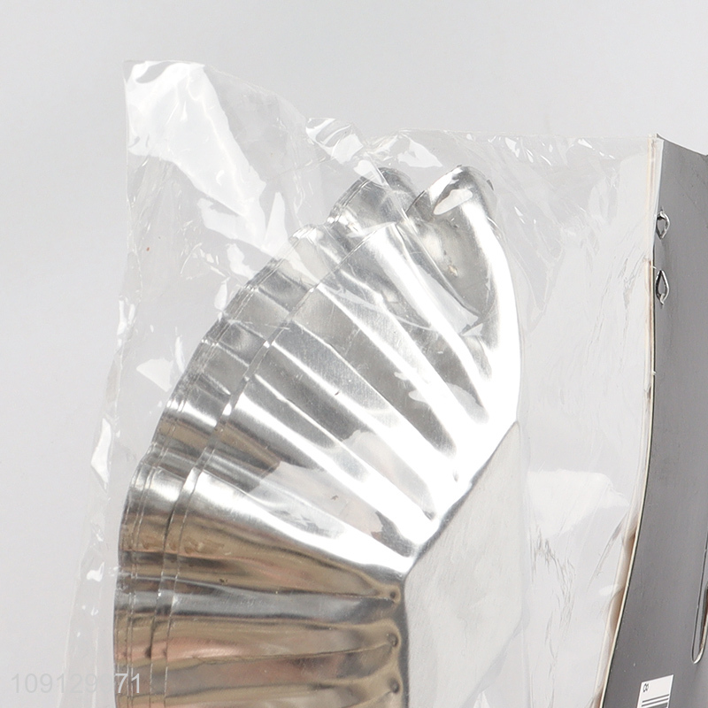 New Arrival 6PCS Egg Tart Molds Reusable Tart Baking Pans