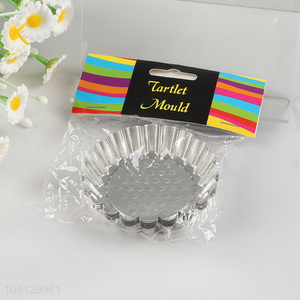 High Quality 6PCS Egg Tart Molds Cupcake Cake Muffin Molds