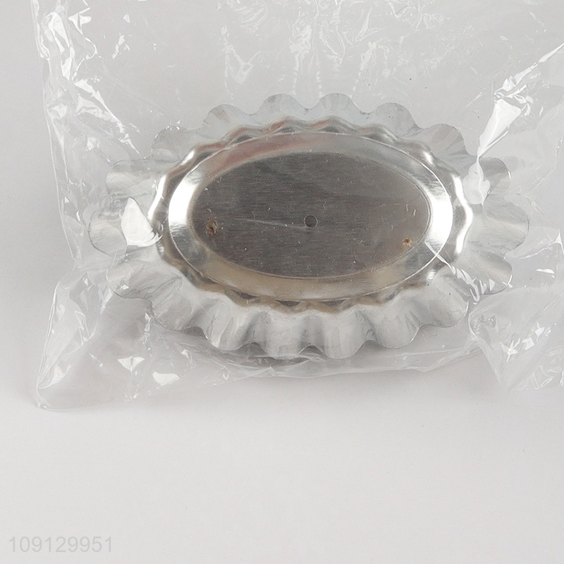 Factory Price 6PCS Mini Egg Tart Pans Non-Stick Egg Tart Molds